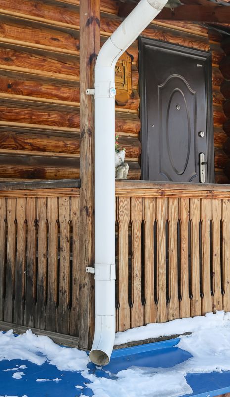 Barn Downspout Installation